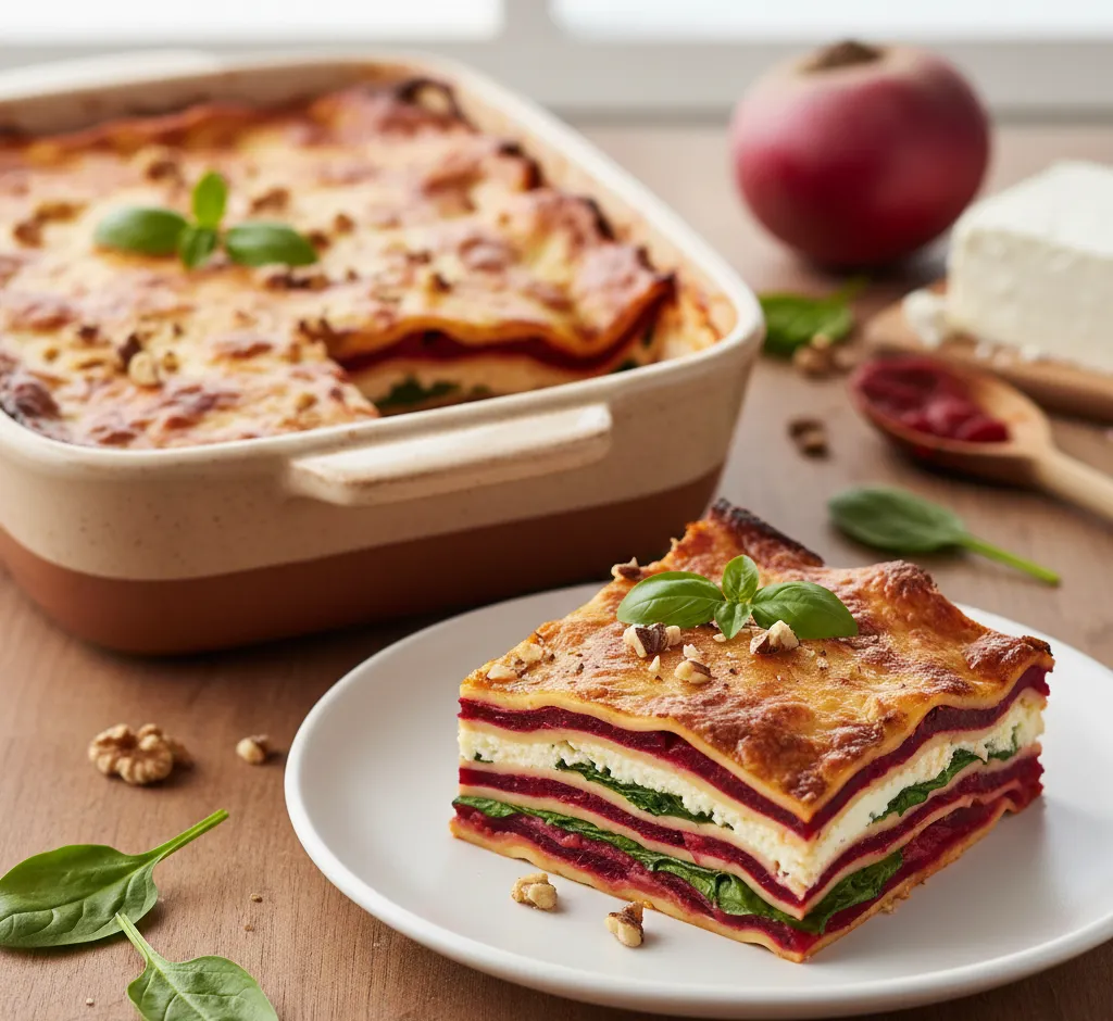 Bieten in lasagnelagen verwerken: zo maak je een kleurrijke en gezonde ovenschotel