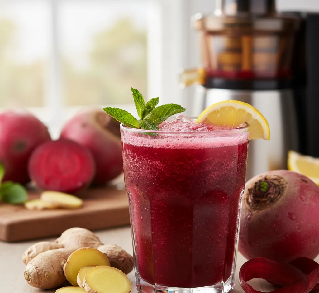 Bietensap mengen met gember shot: voordelen, recept en tips