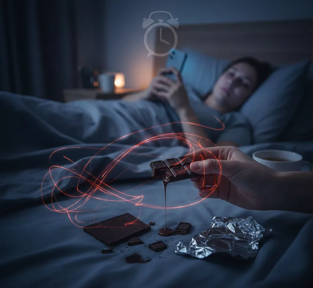 Chocolade in de avond: zo verstoort het je nachtrust