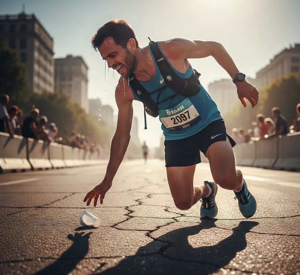 De gevaren van uitdroging tijdens een marathon: herkenning, preventie en herstel