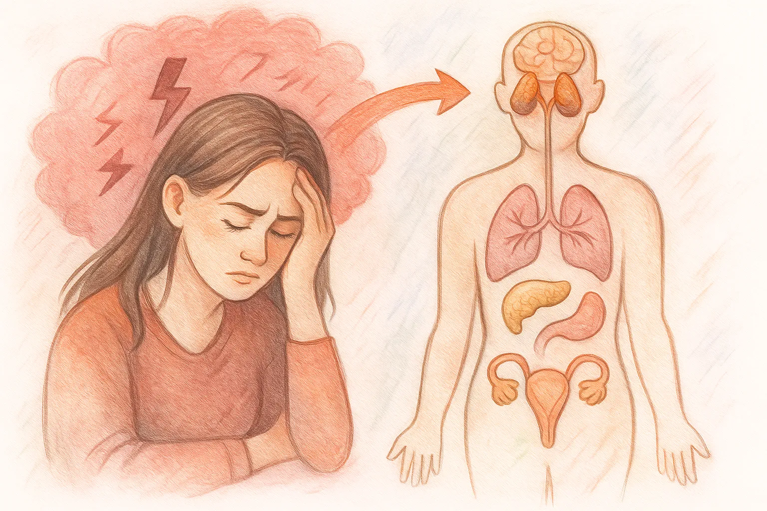 De invloed van stress op je hormonen: wat er écht in je lichaam gebeurt