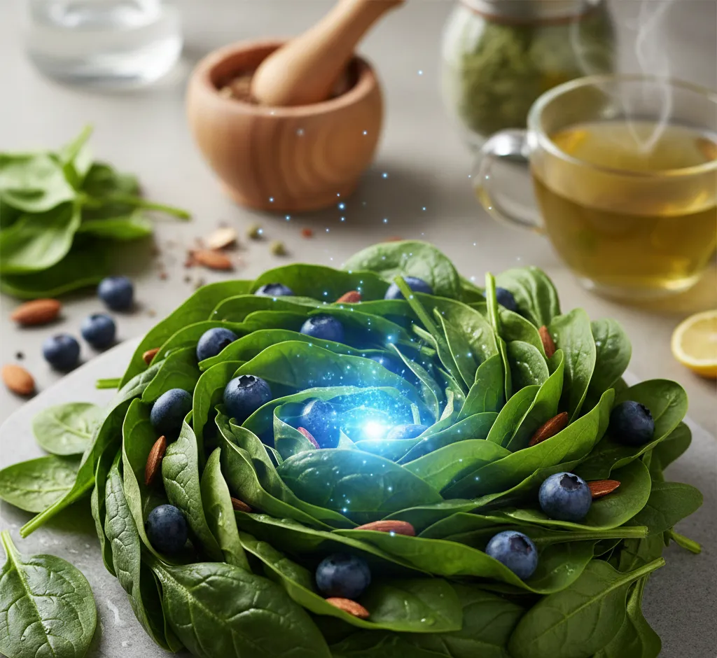 De kracht van polyfenolen in spinazie als natuurlijke antioxidanten