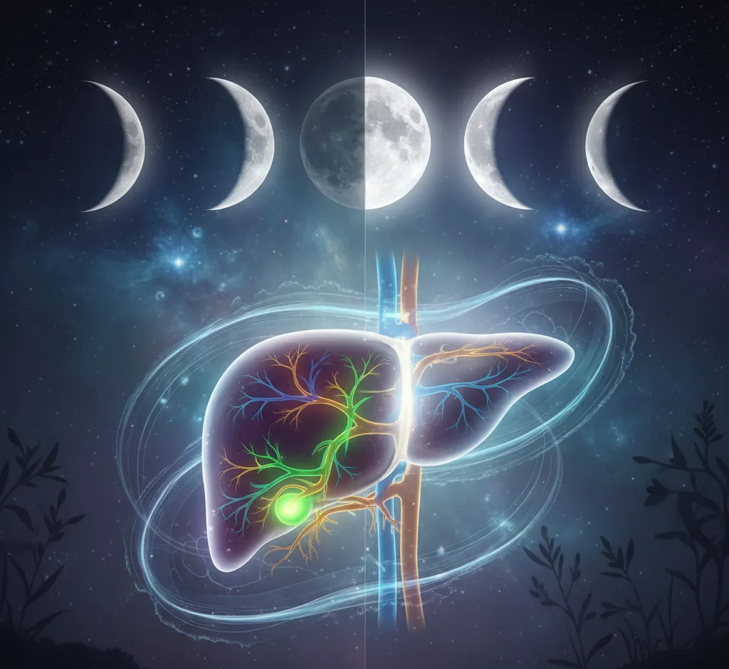 De Symbiotische Dans: Hoe Maanfasen Uw Lever Detoxificatie Beïnvloeden