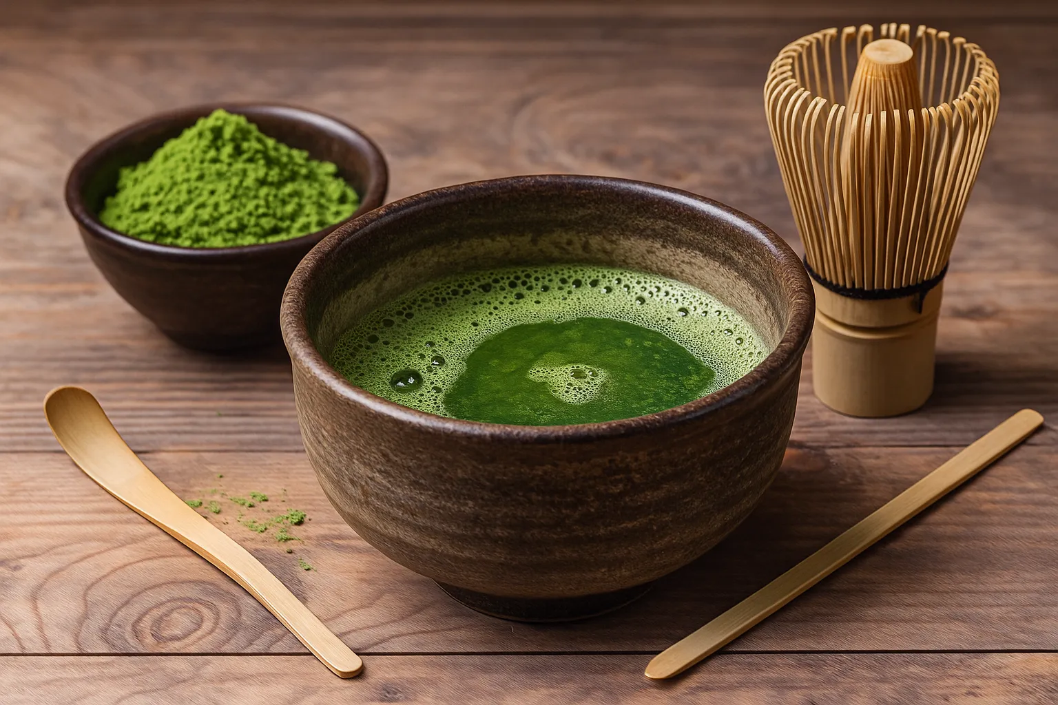 Hoe bereid je traditionele matcha thee?