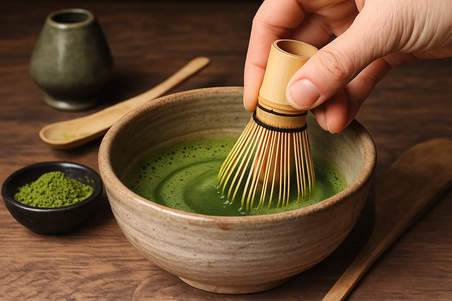 Hoe matcha thee te mengen: stap-voor-stap gids