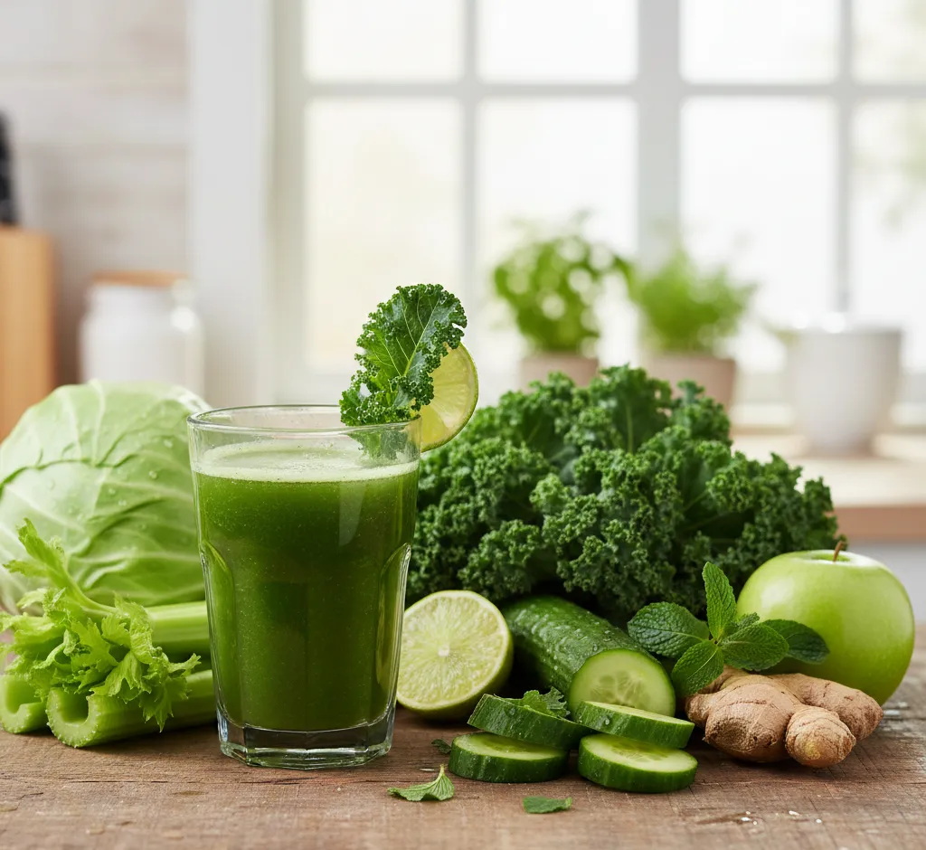 Kool in groene juice detox: gezondheidsvoordelen, recepten en tips