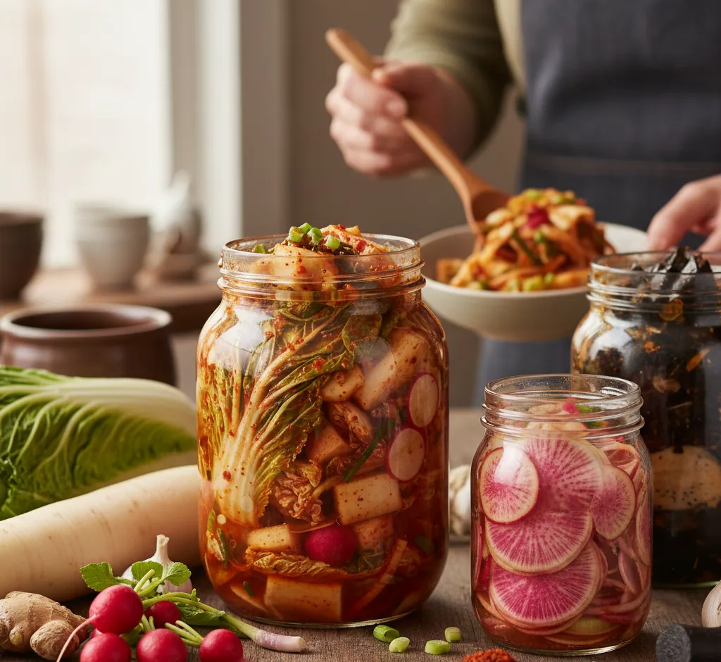 Kool kimchi variaties met radijs: frisse twist op een Koreaans klassieker