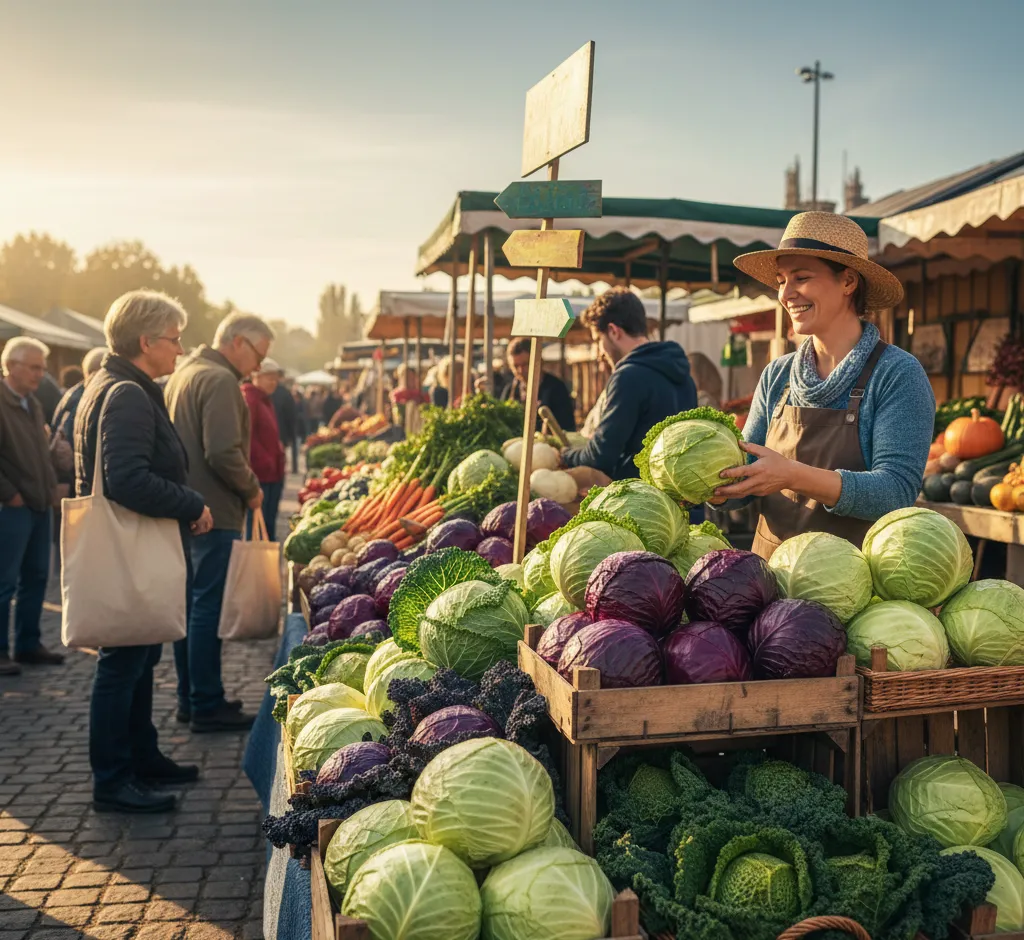 Kool oogsten, vers houden en succesvol verkopen op de markt