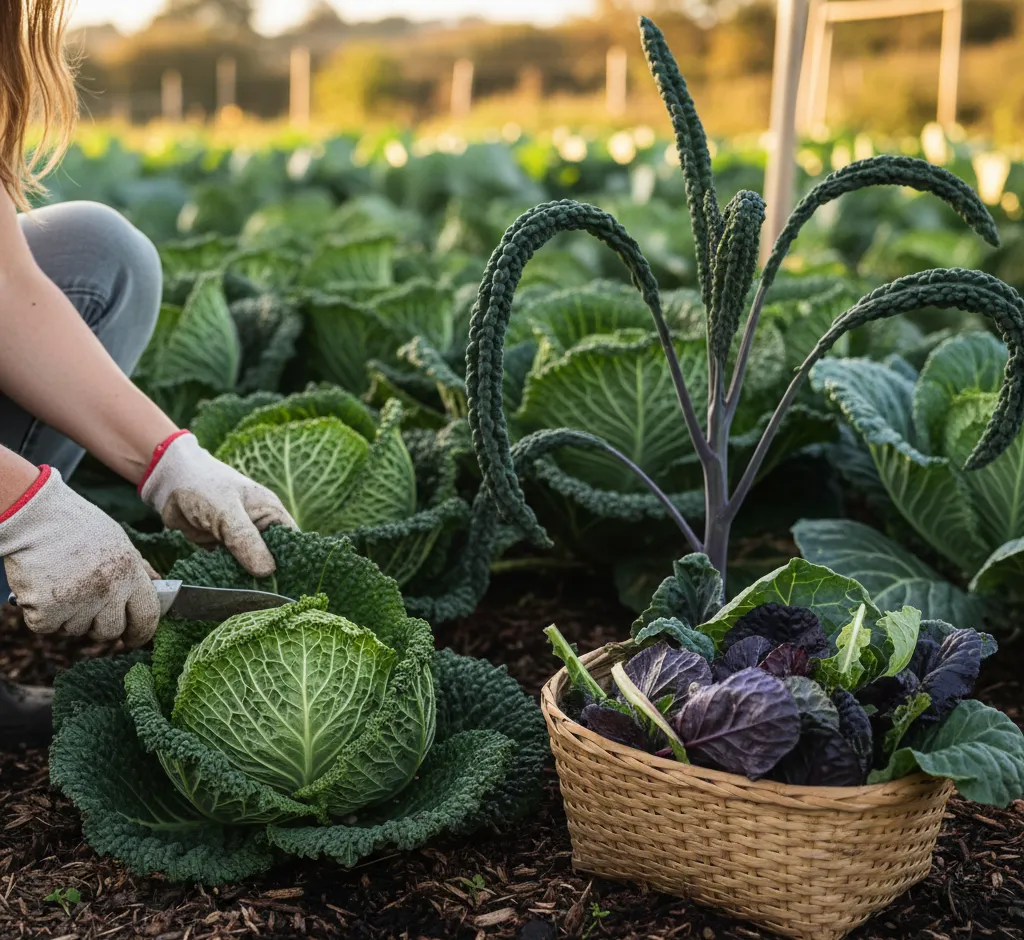 Kool oogsten: waarom je altijd eerst de buitenste bladeren moet plukken
