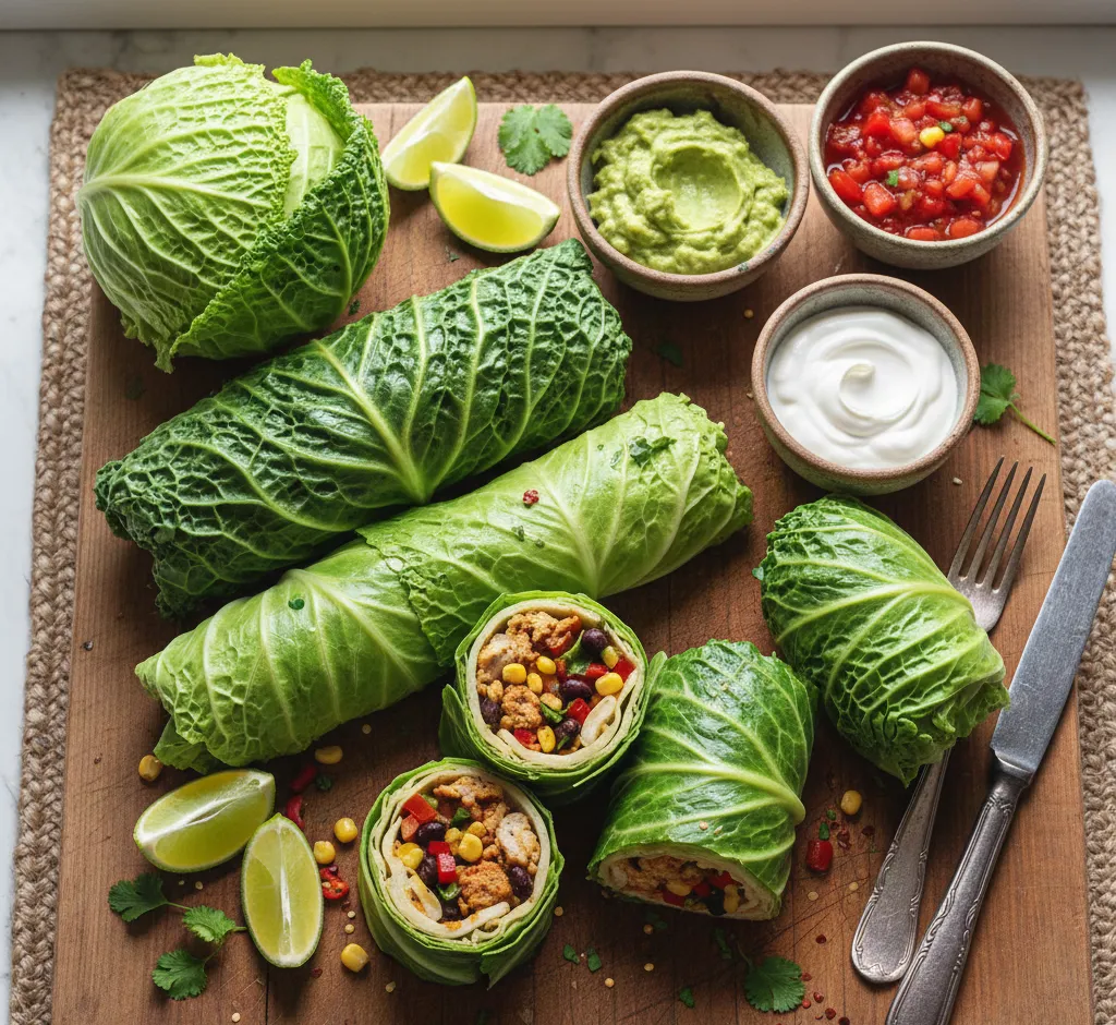 Koolbladeren als gezonde tortilla vervanger: zo doe je dat