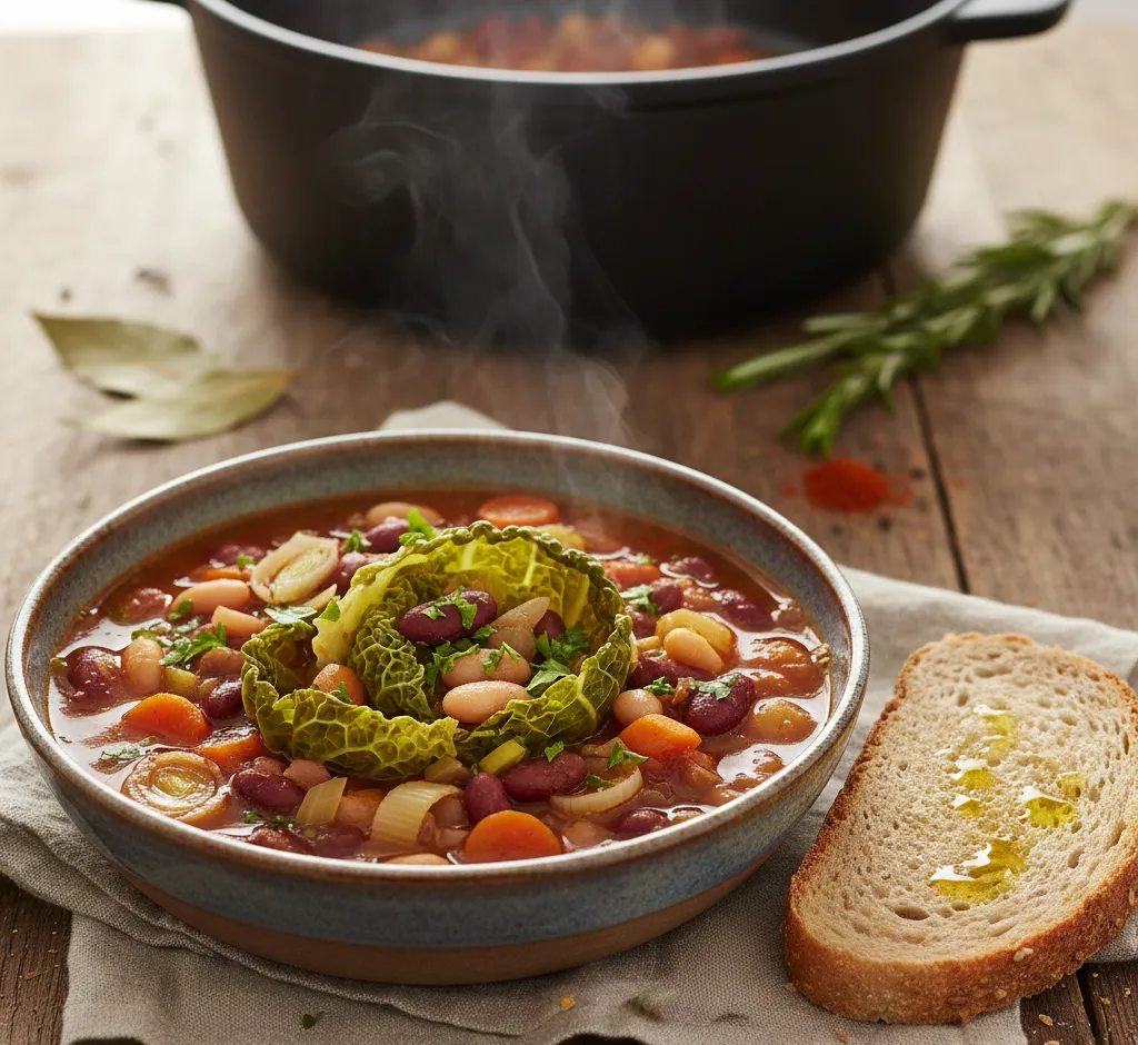 Koolsoep met bonen: stevige, vullende comfortmaaltijd voor elke dag