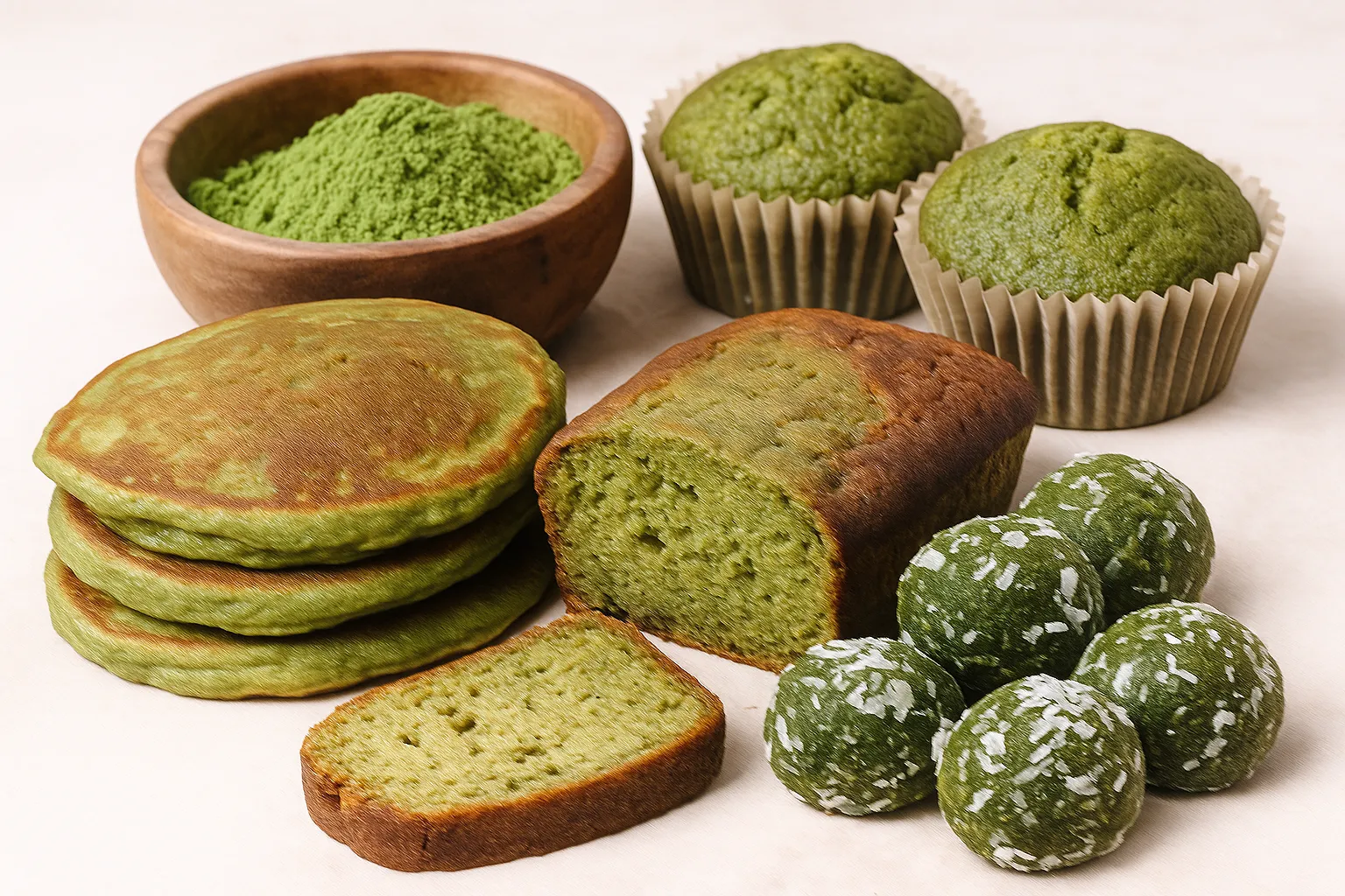 Matcha als geheime kracht in gezonde bakrecepten