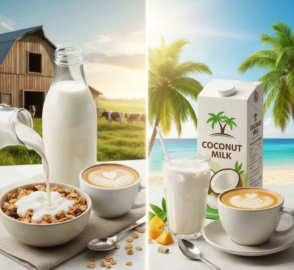 Melk versus kokosmelk: welke past het best bij jouw levensstijl?