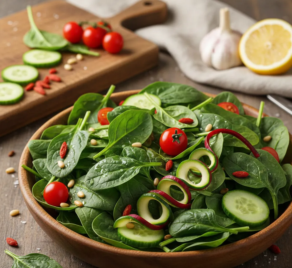 Spinazie: het groene geheim voor sterke vaatwanden, elke dag weer