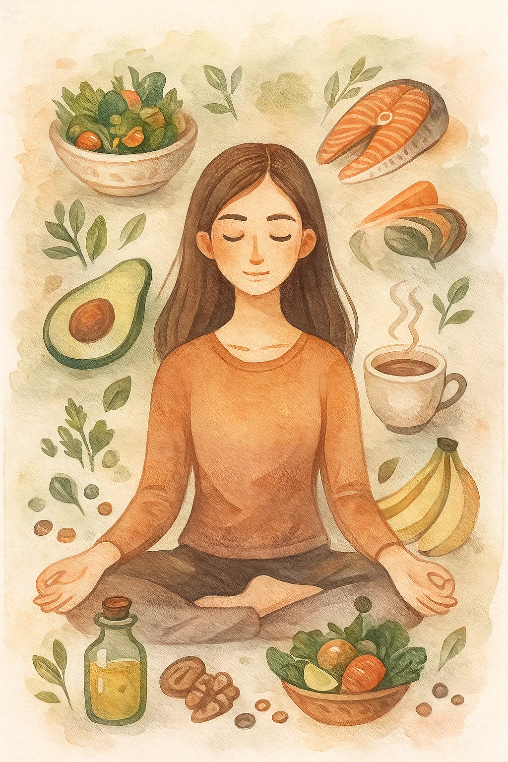 Voeding voor een Kalme Geest: De Kracht van Wat Je Eet op Je Mentale Balans