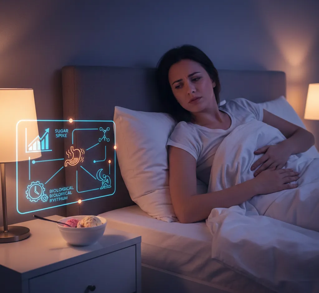 Waarom je beter geen ijs eet vlak voor het slapengaan