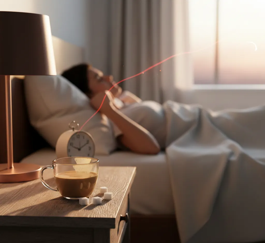 Waarom je beter geen koffie met suiker drinkt voor het slapengaan