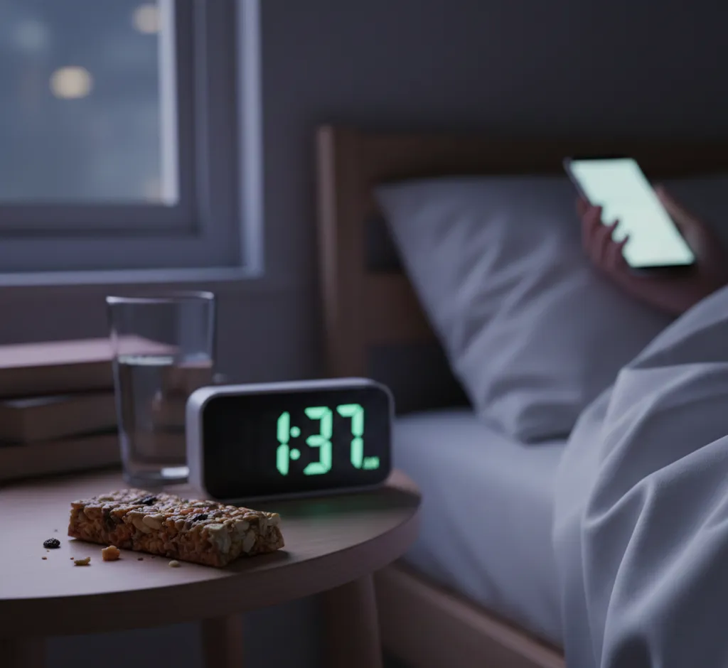 Waarom je ’s avonds beter geen energiereep met noten eet